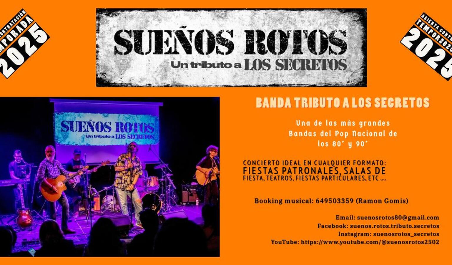 SUEÑOS ROTOS - Un Tributo a  LOS SECRETOS